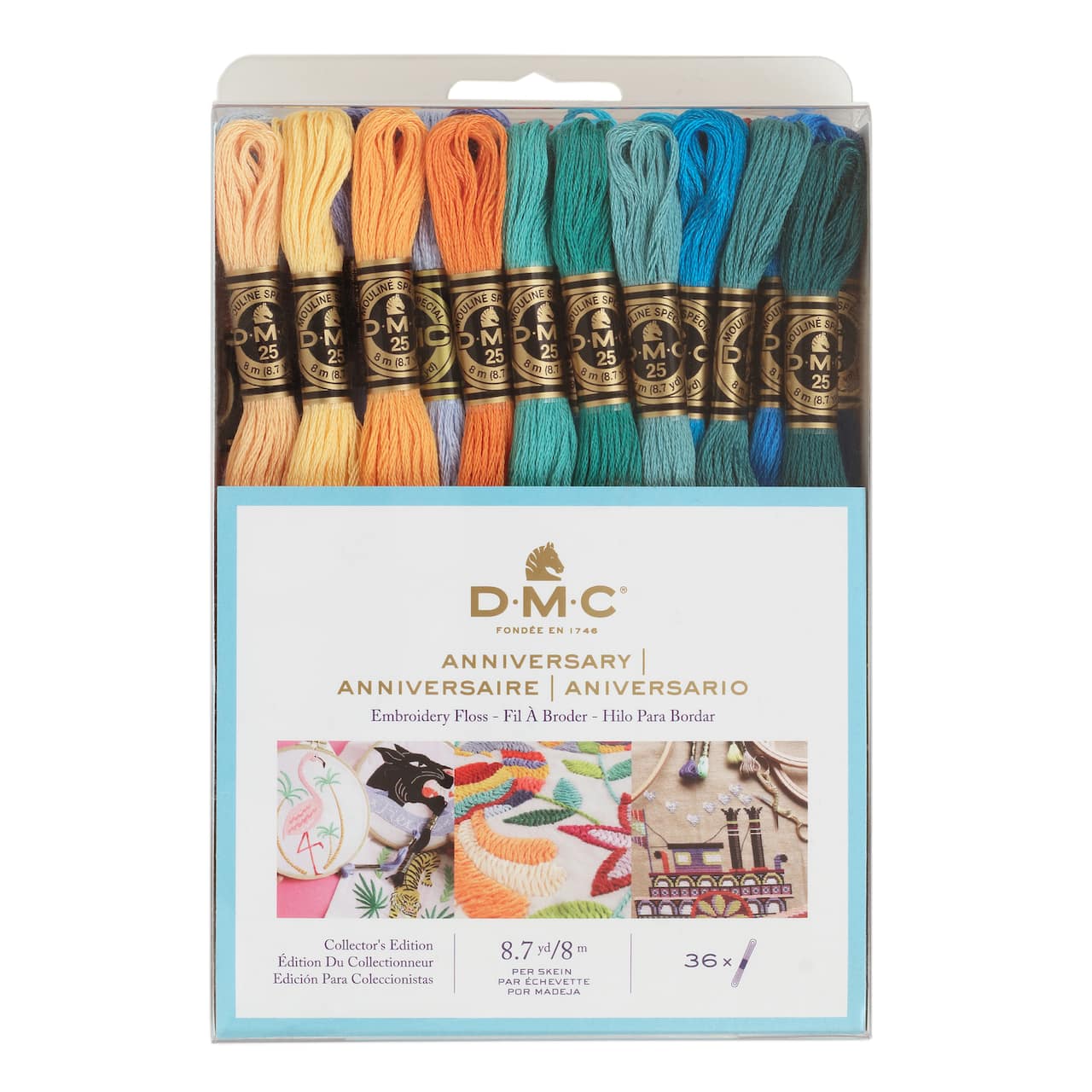 Paquet anniversaire de fils à broder de DMC